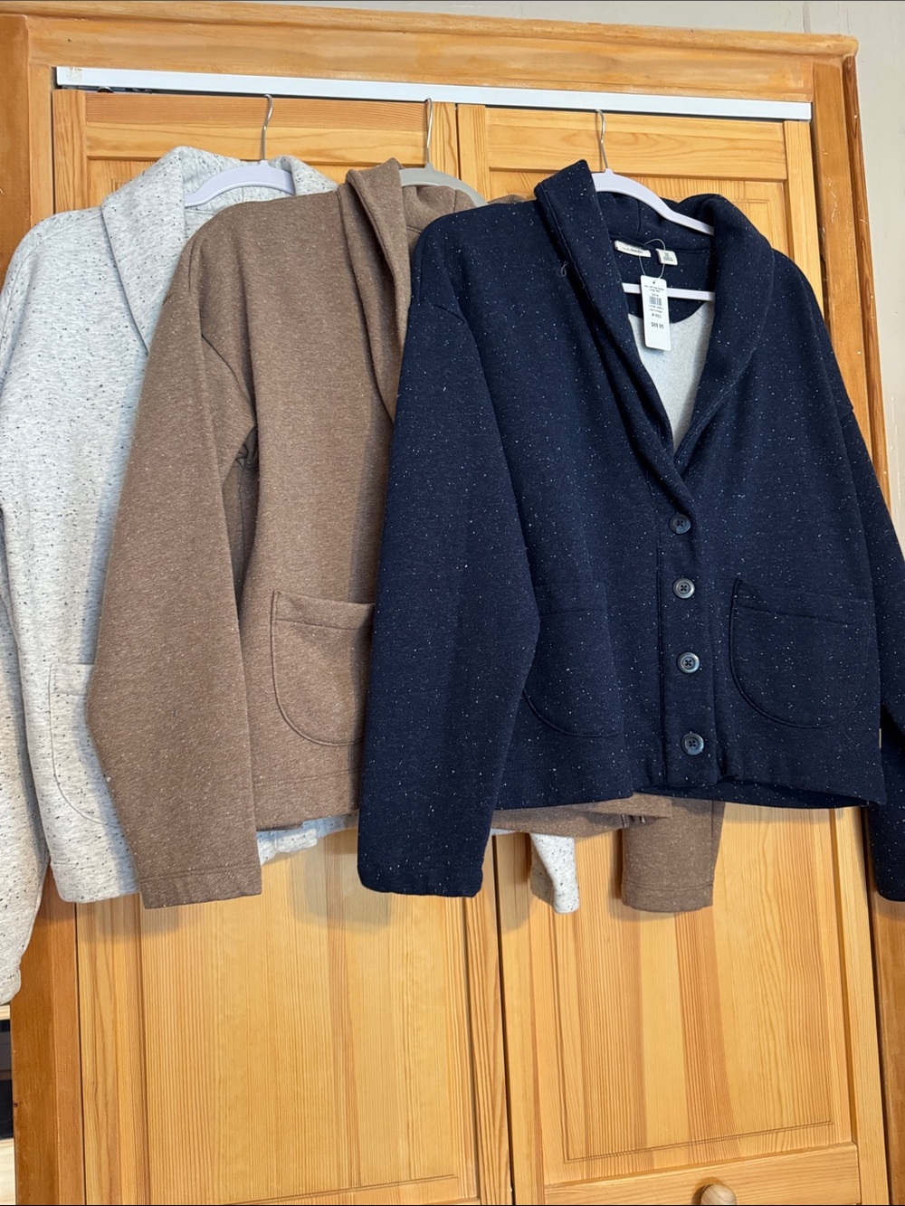Llbean sweatshirt cardigan bundle